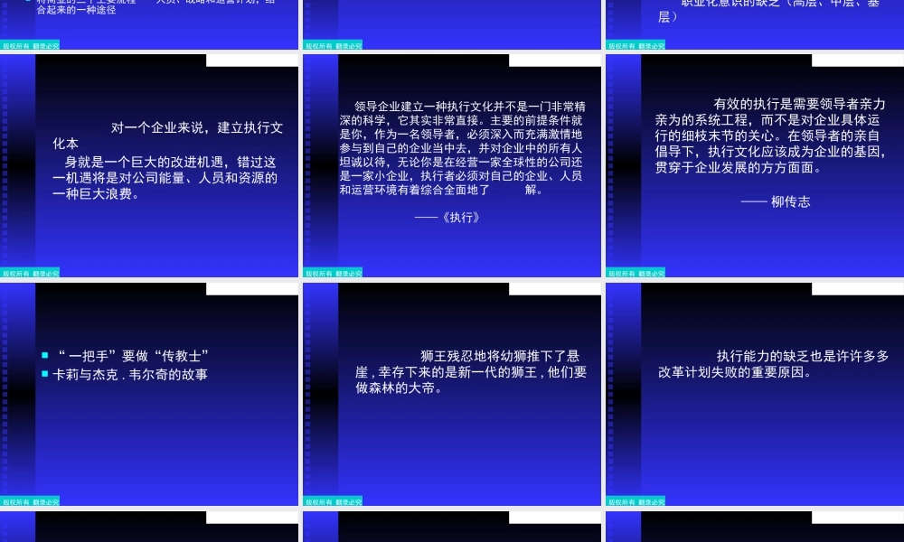 如何借助绩效管理提升企业的执行力(1)