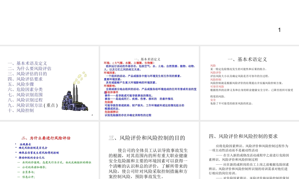 如何进行风险评估