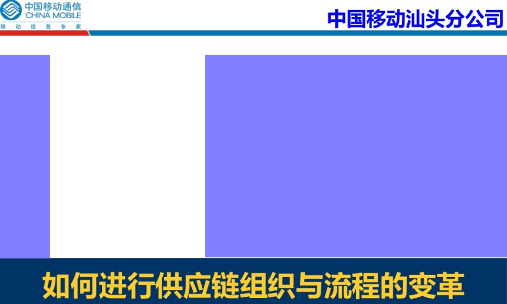 如何进行供应链组织与流程的变革(供应商管理-物流管