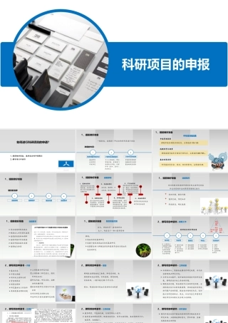 如何进行科研项目申报及标书撰写(PPT31页)