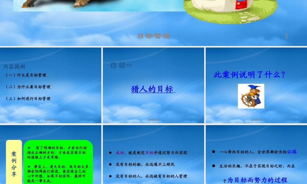 如何进行目标管理(ppt 46页)