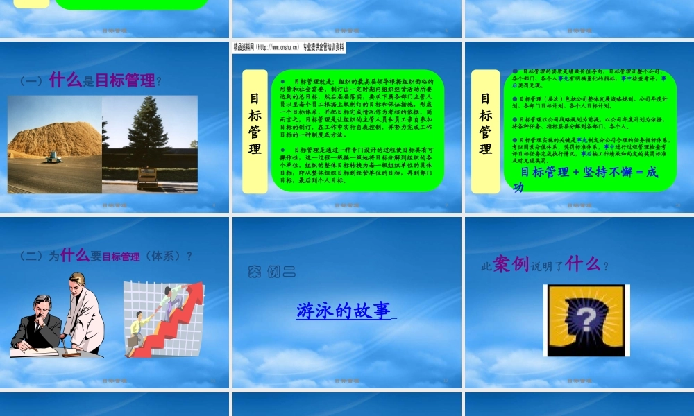 如何进行目标管理(ppt 46页)