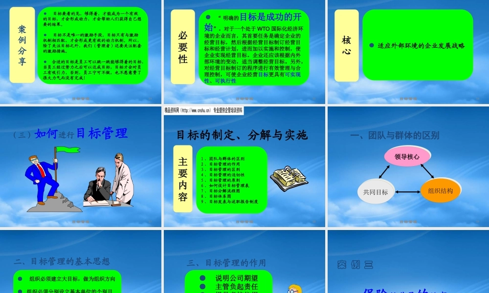 如何进行目标管理(ppt 46页)