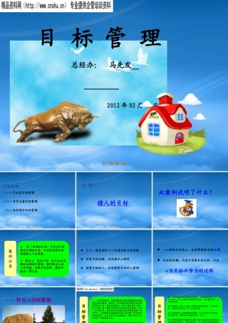 如何进行目标管理(ppt 46页)