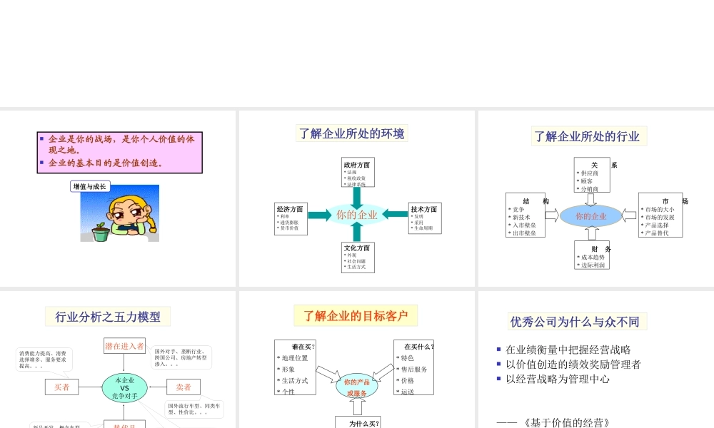 如何进行企业价值的管理