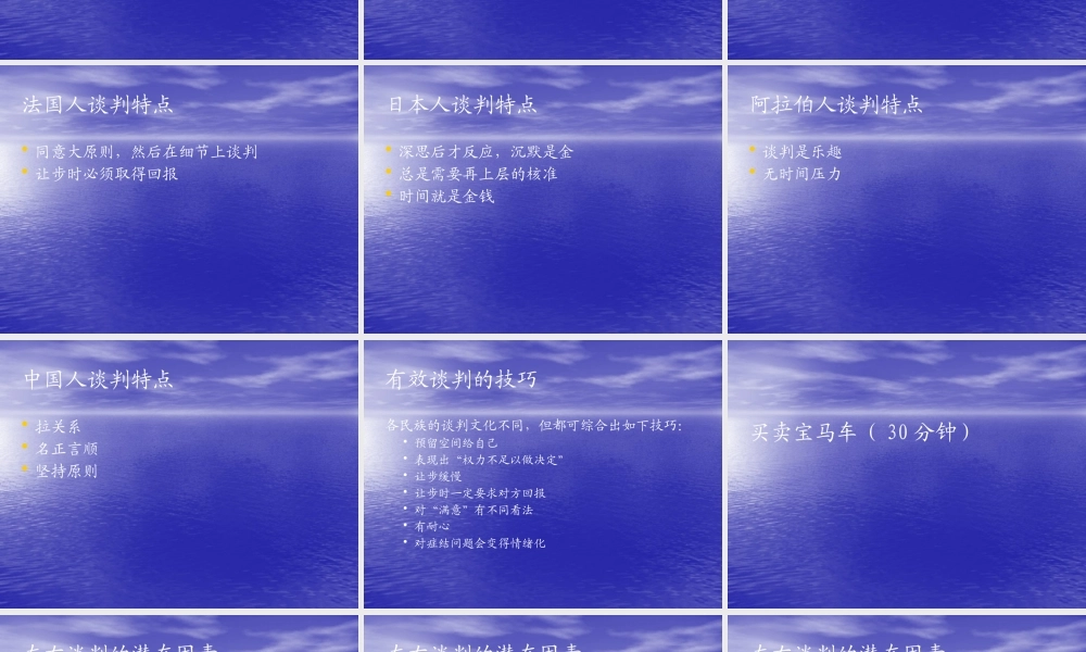 如何进行谈判-第一部分