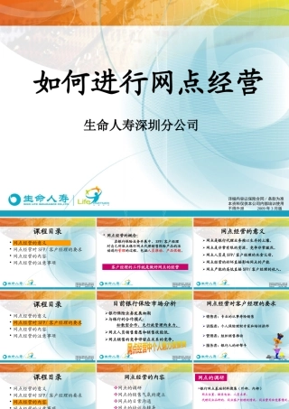 如何进行网点经营讲义