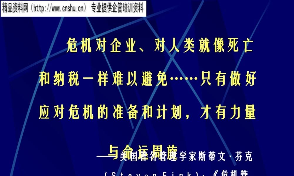 如何进行危机管理