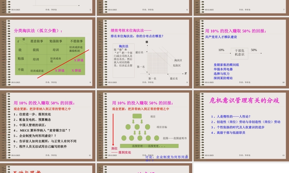 如何进行危机意识管理