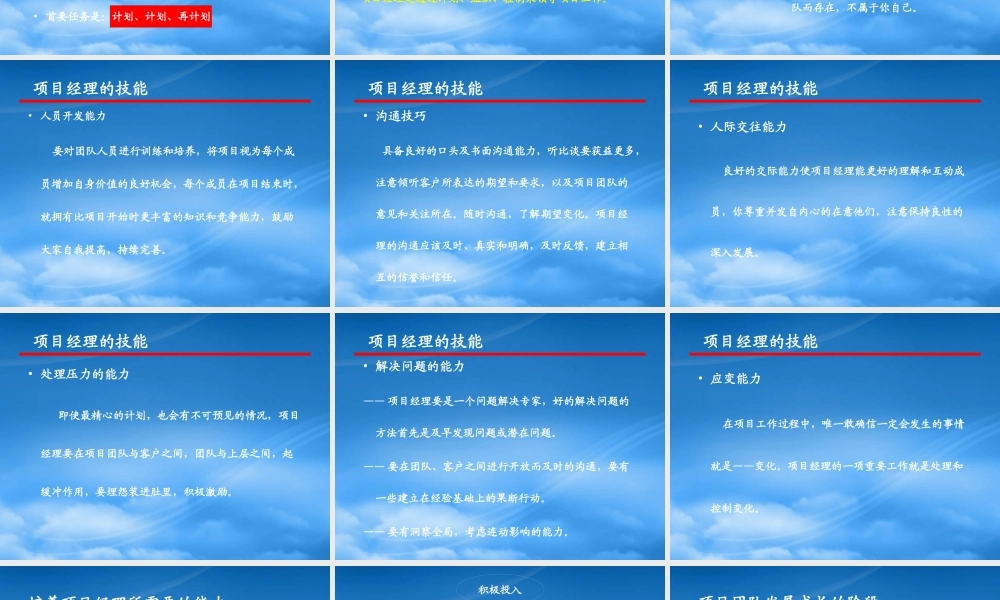 如何进行项目的经营与管理