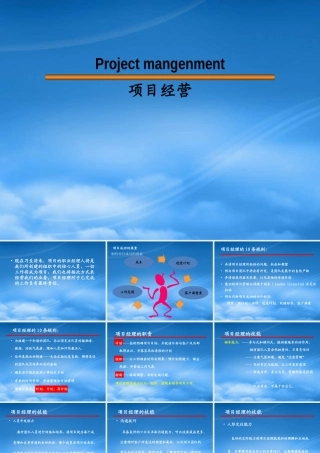 如何进行项目的经营与管理