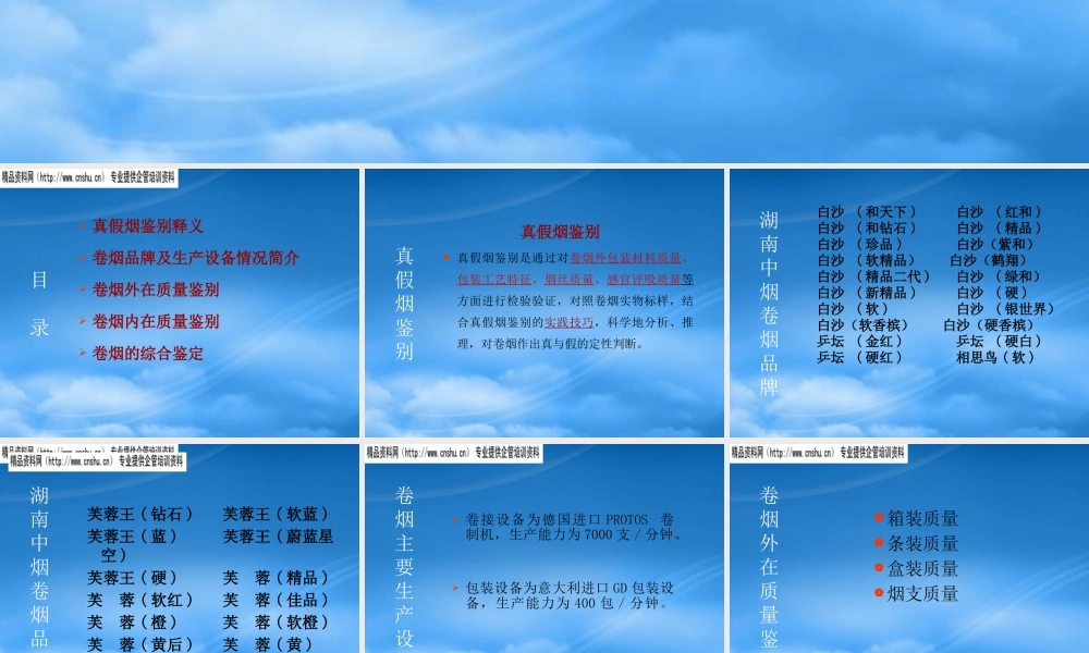 如何进行真假烟鉴别