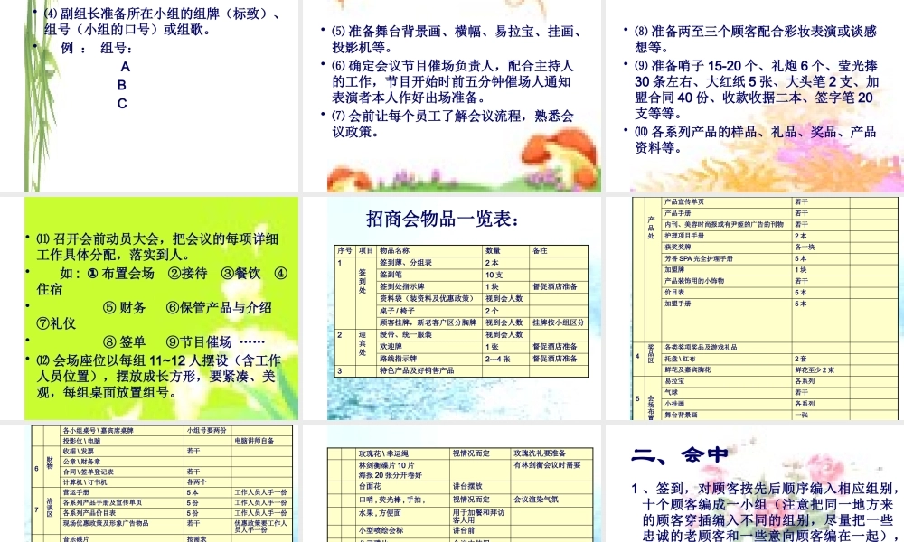 如何开好一场招商会