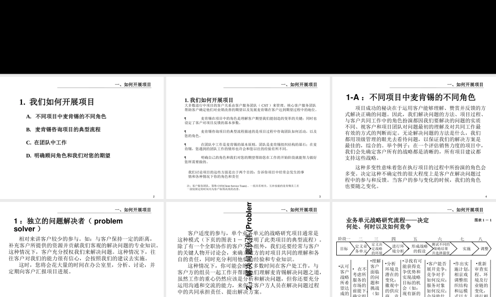 如何开展项目(PPT 73页)