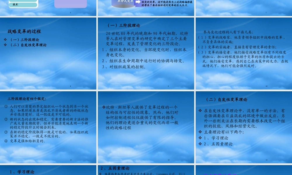 如何看待战略变革讲义课件