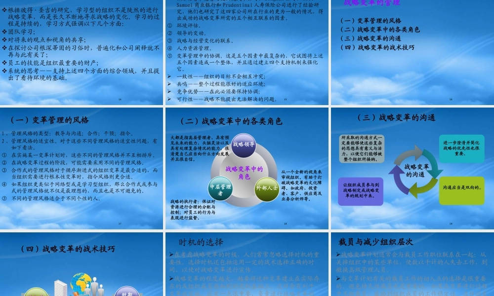 如何看待战略变革讲义课件