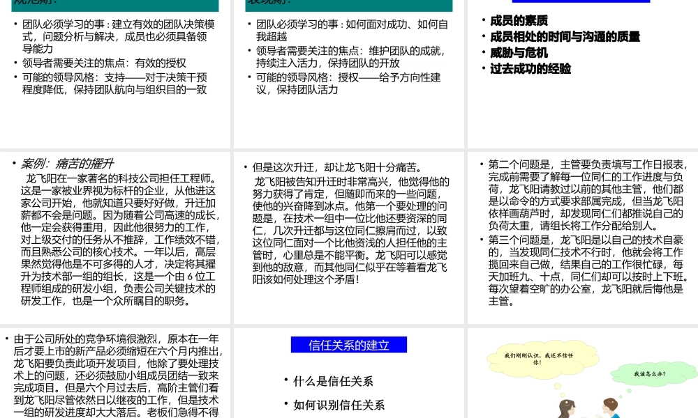 如何快速打造卓越团队(PPT 页)