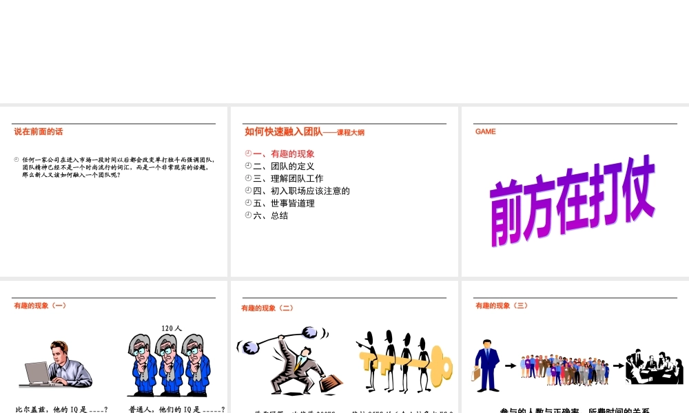 如何快速融入团队（PPT41页)