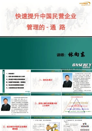 如何快速提升中国民营企业管理的通路