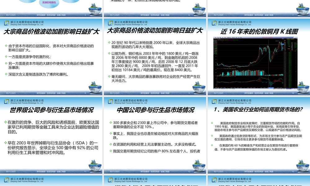 如何利用期货市场进行商业模式创新