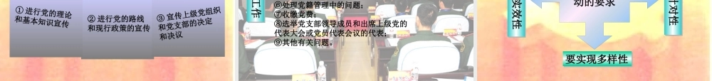 如何落实七项组织生活制度