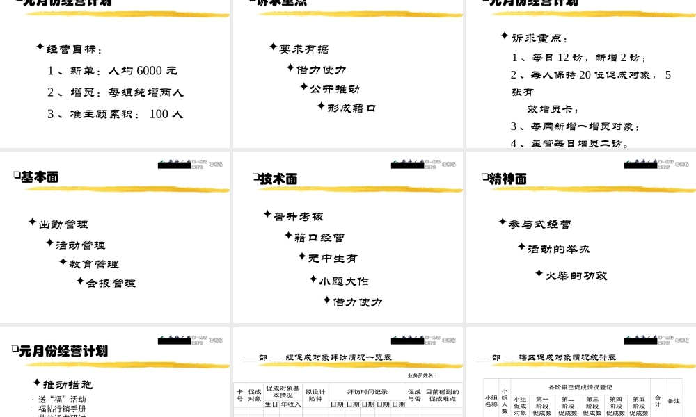 如何拟订经营计化
