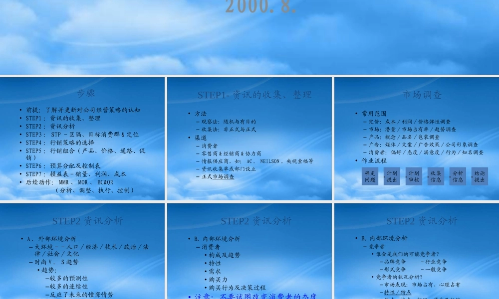 如何拟定一份出色的行销企划案