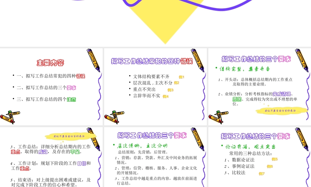 如何拟写工作总结