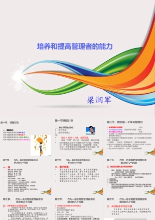 如何培养和提高管理者的能力