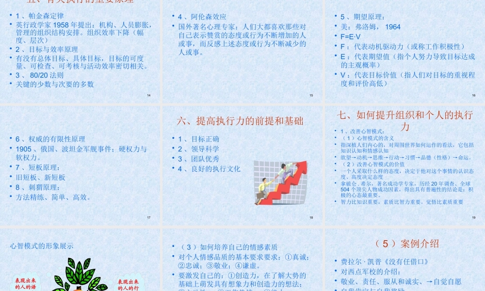 如何培养和提升组织执行力