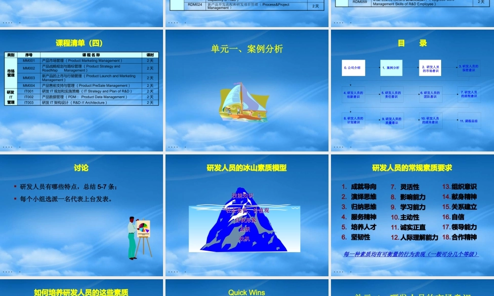 如何培养研发人员的素质