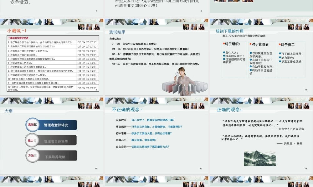 如何培育下属(简化)