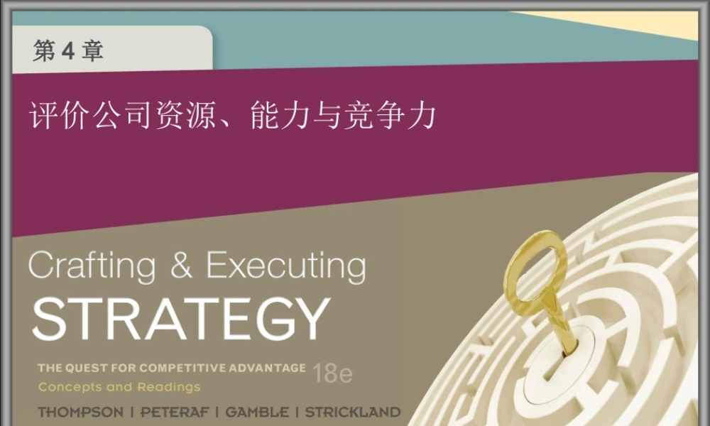 如何评价公司资源能力与竞争力