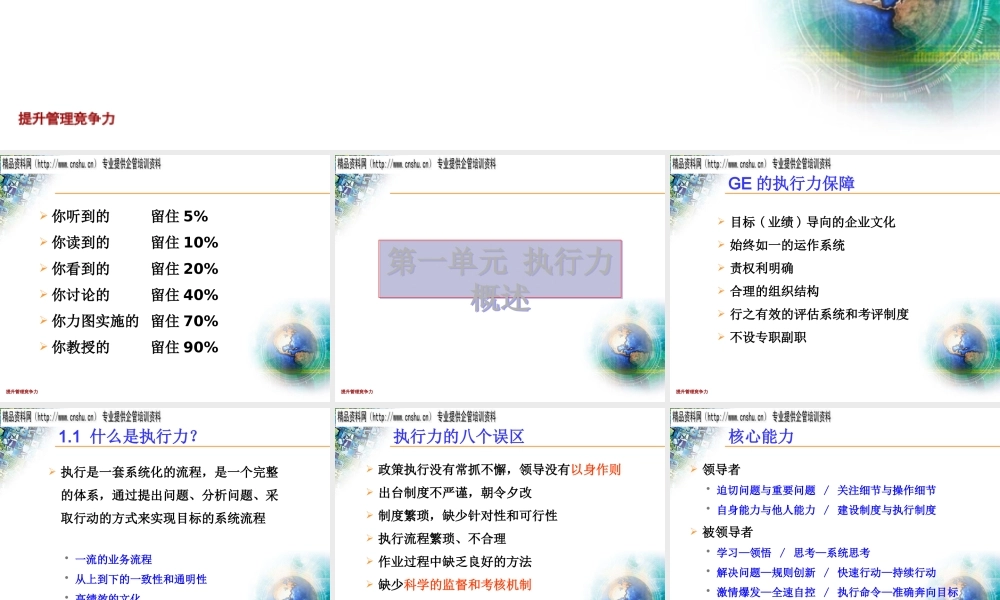如何全面提升执行力
