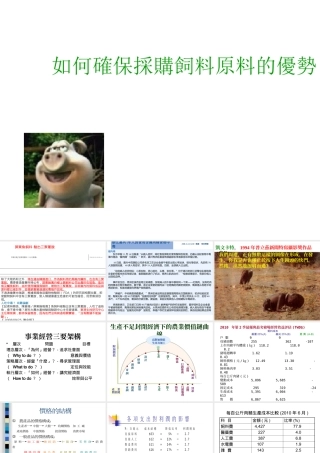 如何确保采购饲料原料的优势