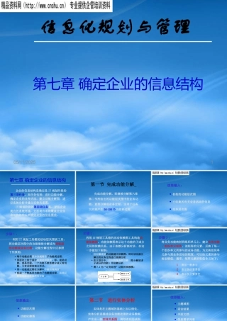 如何确定企业的信息结构