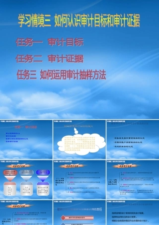 如何认识审计目标和审计证据培训课程