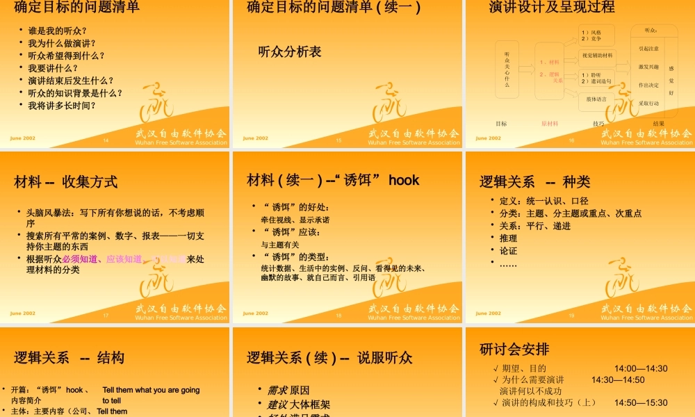 如何设计并成功的演讲