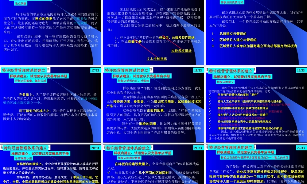 如何设计成功的特许经营体系