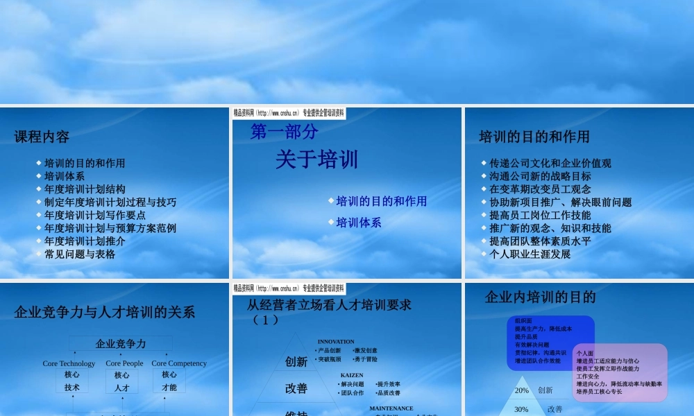 如何设计年度培训计划及预算方案