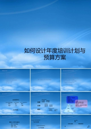 如何设计年度培训计划与预算方案(PPT 76页)