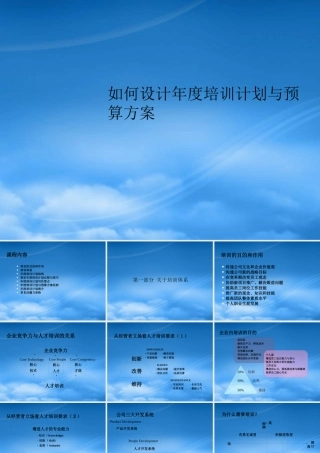 如何设计年度培训计划与预算方案推介课件
