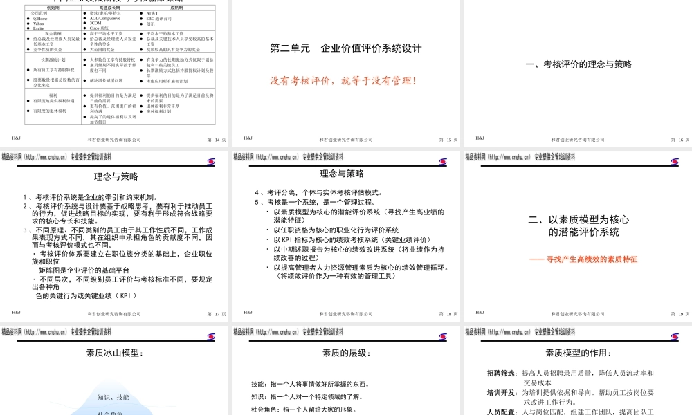 如何设计企业价值评价体系