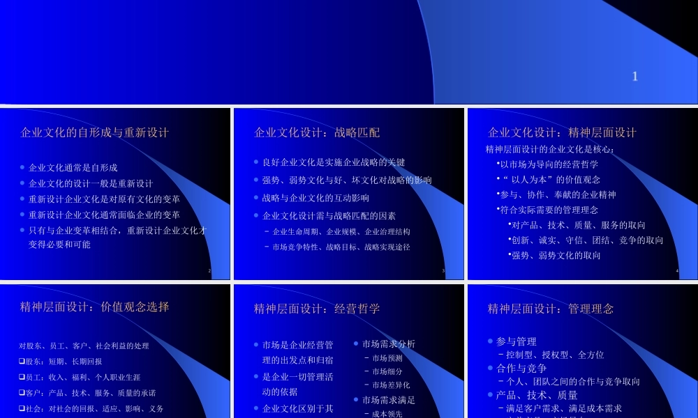 如何设计企业文化