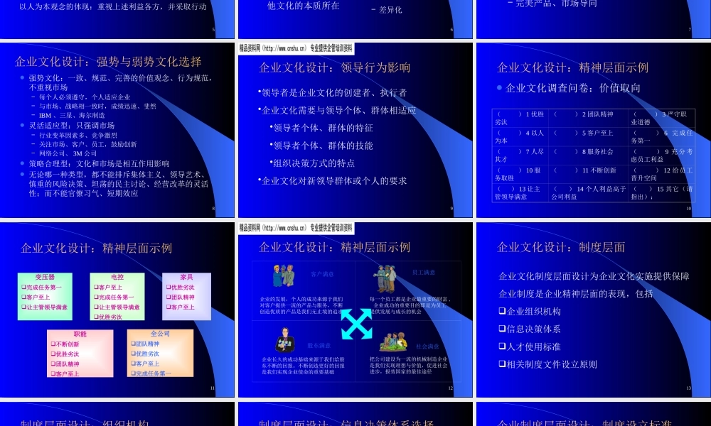 如何设计企业文化