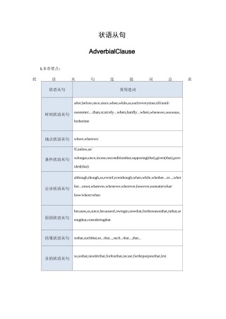 状语从句的用法归纳