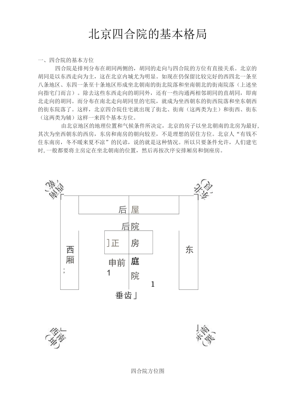 北京四合院的基本格局_第1页