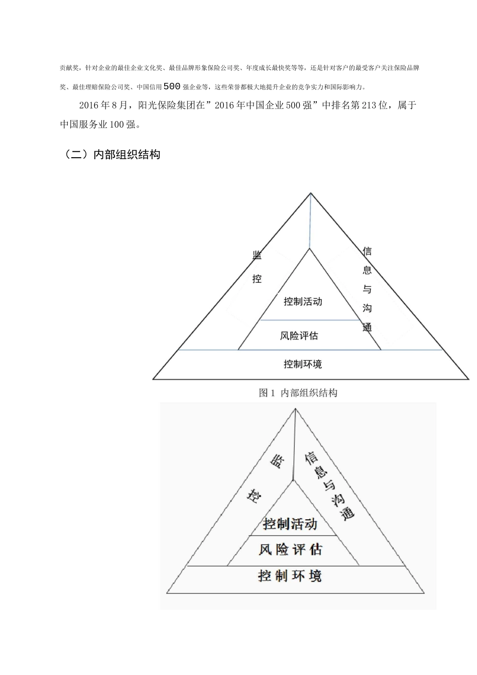 阳光保险集团股份有限公司内部控制调研报告_第3页