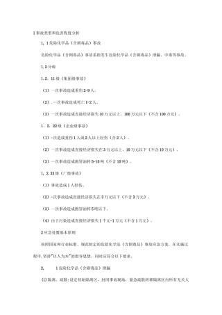 危化品泄漏应急预案