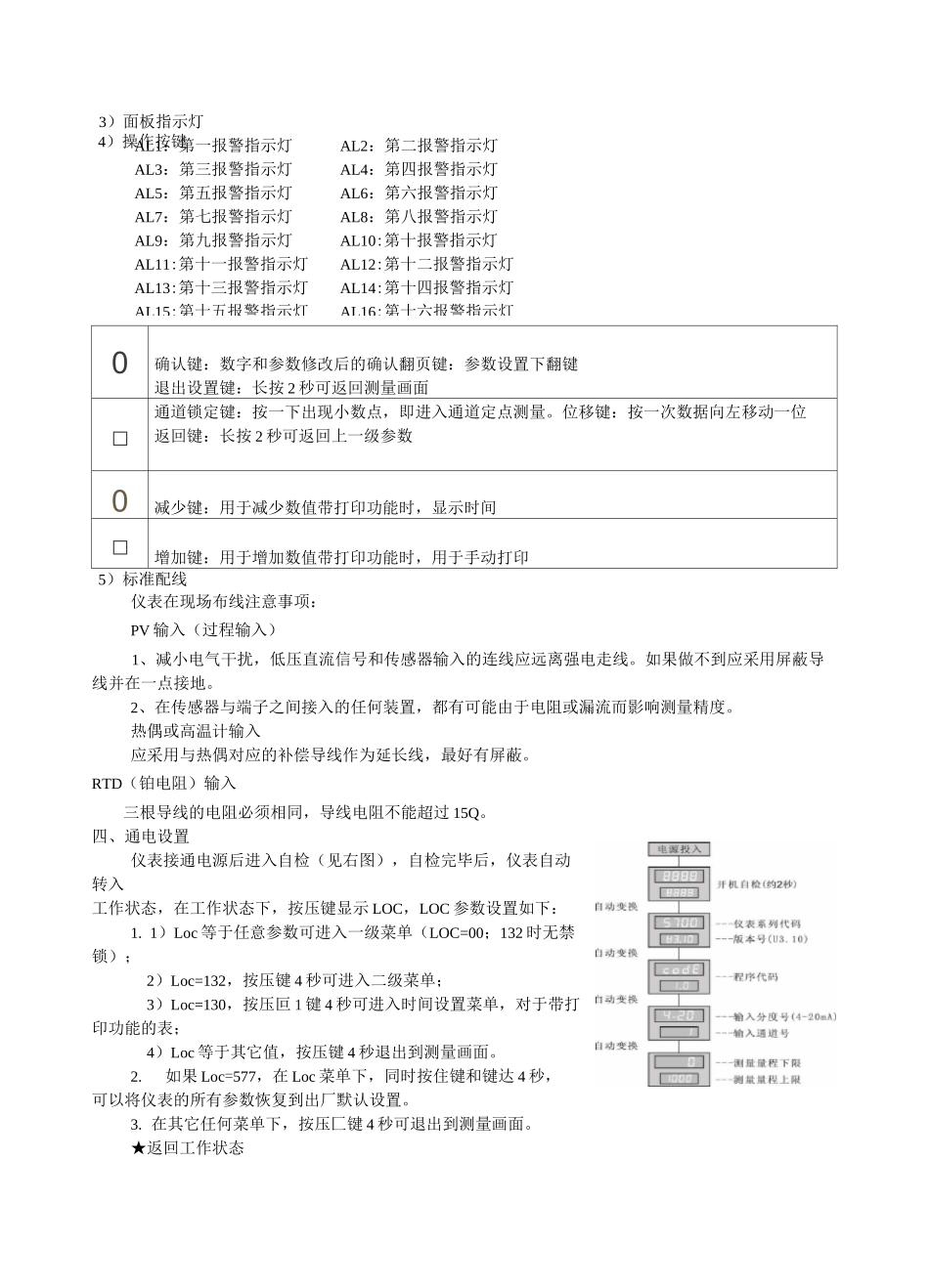 NHR-5700系列多回路温度巡检仪使用说明书_第2页